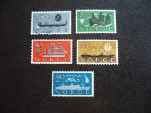 Stamps - Norway - Scott# 382-386 - Used Set of 5 Stamps