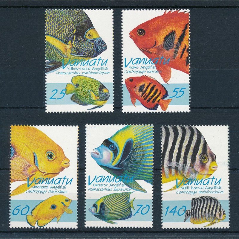 [110783] Vanuatu 1997 Marine life fish Angelfish  MNH