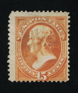 VERY AFFORDABLE GENUINE SCOTT #152 FINE USED 1870 NBNC 15¢ BRIGHT ORANGE #11405