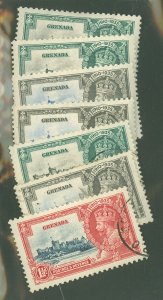 Grenada #124-6 Unused Multiple