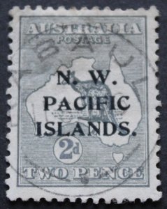 New Guinea 1916 Two Pence Kangaroo (2nd watermark) SG 86 used