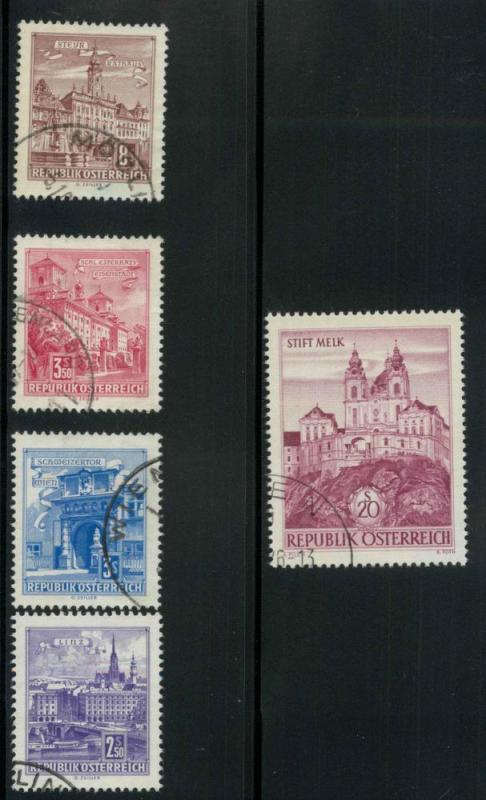 Austria 688-702 Used VF