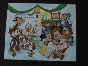 ANGUILLA-DISNEY CARTOONS-CHRISTMAS IN ENGLAND- MNH-S/S VERY FINE-LAST ONE