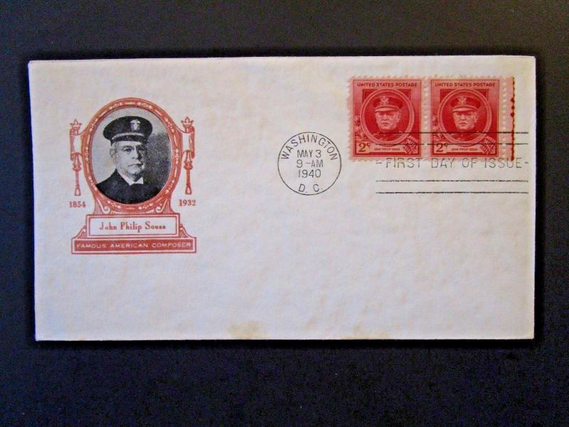 United States SC# 880 FDC / Pair / Unaddressed / Ioor Cachet - Z5221