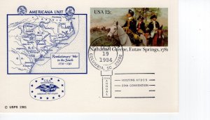 REVOLUTIONARY WAS IN THE SOUTH,  COLUMBIA, SC  1984  FDC14089