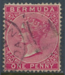 Bermuda SG 23  SC# 19b  Used  rose red    see details /scans