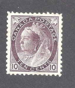 CANADA 83 XF MINT NH 10 CENT BROWN-VIOLET QV NUMERAL ISSUE BS26454