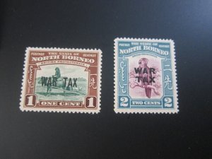 North Borneo 1941 Sc MR1-2 set MH