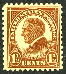 U.S. #553 MINT OG HR