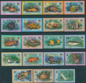 Tuvalu 1979 SG105-122 Fish set FU