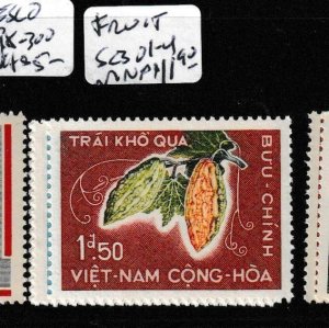 Vietnam Fruit SC 301-4 MNH (6gfw) 