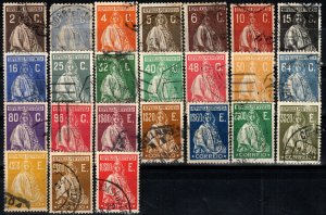 Portugal #398-421 F-VF Used CV $19.80 (A376)