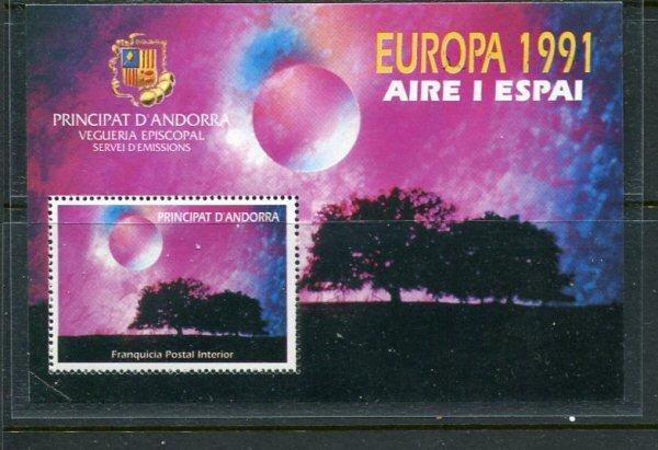 Andorra Unlisted 1991 Europa S/S Mint