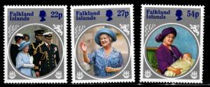 Falkland  Islands Scott 421-423 MNH** short set 3/4