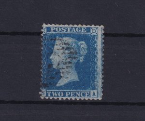 GB QV 1854 2d Blue SC p14 SG23 VFU BP15586