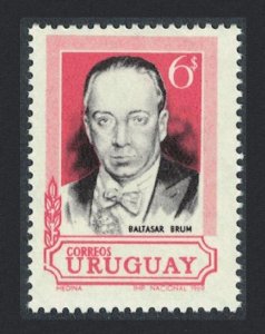 Uruguay President Baltasar Brum 1969 MNH SG#1396 MI#1141