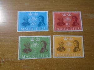 Mauritius  #   266-69   MH
