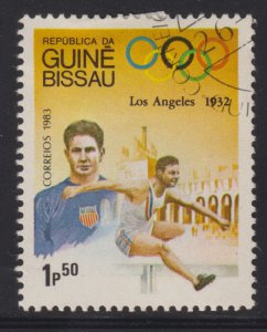 Guinea-Bissau 490 Olympic Long Jump 1983