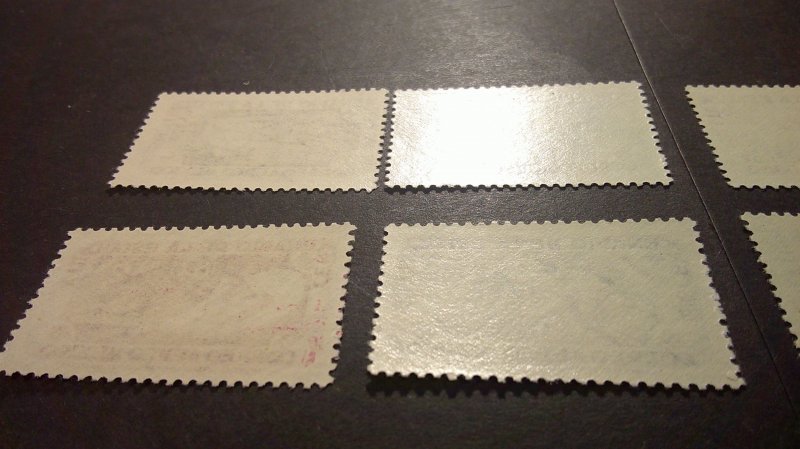 Mexico 1956 Scott# C229-C234 Airmails Mint XF NH complete set of 6