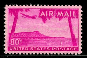 OAS-CNY ID16012 SCOTT C46 1952 80¢ Diamond Head, Hawaii