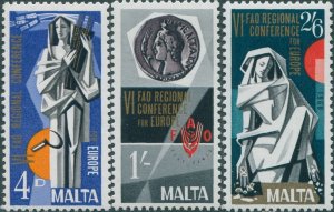 Malta 1968 SG412-414 Food and Agricultural Congress set MLH