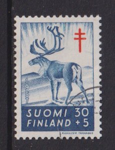 Finland    #B144  cancelled  1957  reindeer 30m