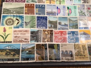 Iceland Island used  mixed stamps A12284