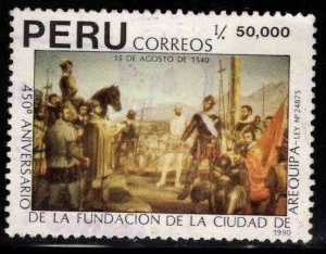Peru  Scott 990 used stamp