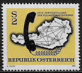 Austria #937 MNH Stamp - Austrian Telephone System