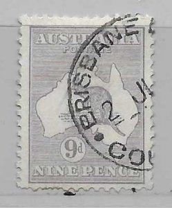 Australia 50a 9d roo single Used (z2)