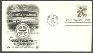 US Cat #C92, Wright Brothers, FDC*-