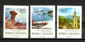 Argentina Scott 1108-1110 Mint Nh (valor de catálogo $24.50) 