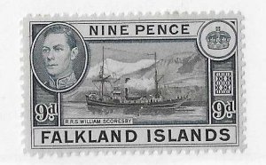 Falkland Islands Sc #90  9p   OG/MH VF