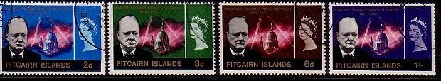 PITCAIRN 1966 Churchill set fine used......................................41484