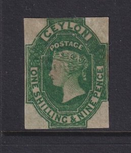 Ceylon, Scott 12 (SG 11), MHR (thin and soiled)