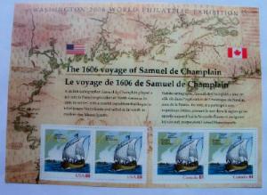 Scott # 4074 Champlain Sheet MNH 