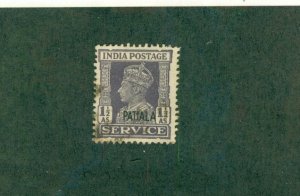 PATIALA INDIAN STATE O69 USED BIN $1.90