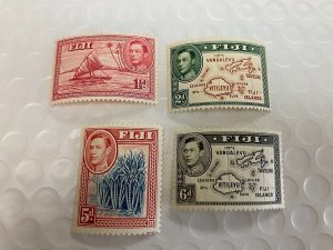 KAPPYSTAMPS FIJI SCOTT #119,120,123,125 MINT LH GS1401