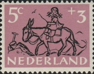 Netherlands, #B244 Mint Hinged From 1952