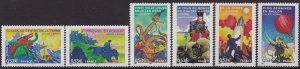 3120-25 Stories by Jules Verne MNH