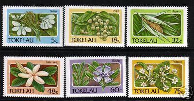  TOKELAU 1987 FLORA SET 6 MNH