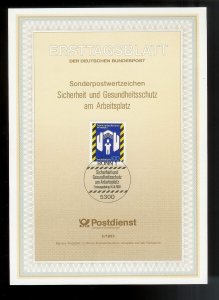 GERMANY (52) Ersttagsblatt FDC Presentation Cards