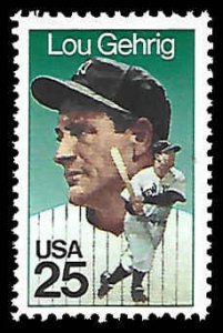PCBstamps   US #2417 25c Lou Gehrig, MNH, (14)