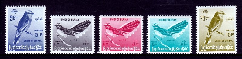 Burma - Scott #176//181 - MH - SCV $3.60