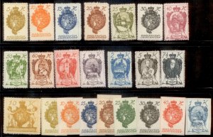 Liechtenstein 1920 SC# 18-46 MLH-OG E179