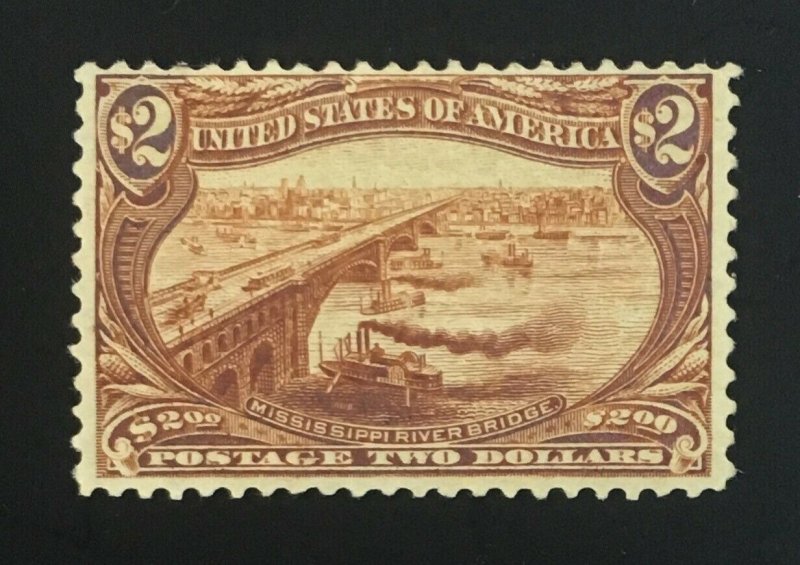 MOMEN: US STAMPS #293 MINT OG H LOT #73390