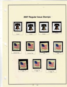Regular issues, 41c US Postage Singles #4125-35 VF MNH