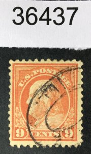 US STAMPS # 509 USED CAT. $ LOT #36437