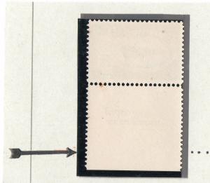 Israel Scott #34 Independence Day Tab Imperforate Horizontally at Bottom MNH!!