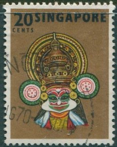 Singapore 1968 SG107 20c Kathak Kali FU